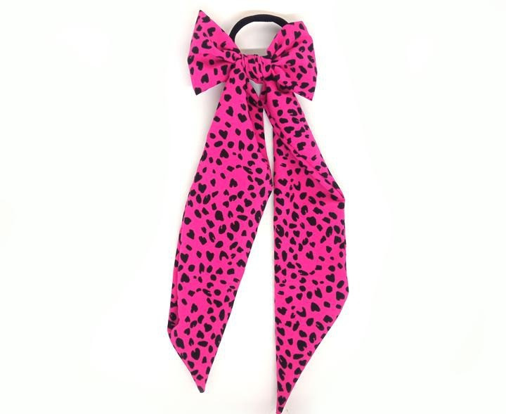 Хвостова гумка твіллі малинова, фото 1