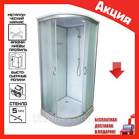 Гідромасажний бокс 90x90x215 см без електроніки Atlantis AKL 50P-T (XL) ECO