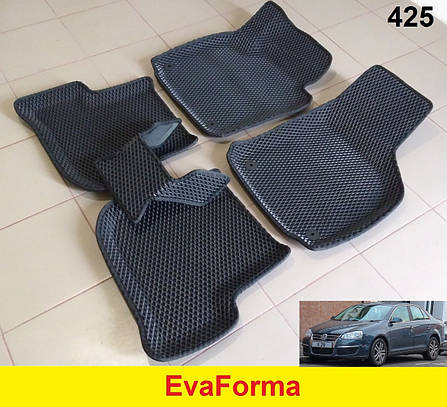 3D килимки EvaForma на Volkswagen Jetta 5 '05-10, килимки ЕВА, фото 2