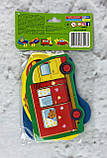 Пазли М'які Baby Puzzle 4 зображення "Транспорт" VT1106-96 Vladi Toys Україна, фото 2