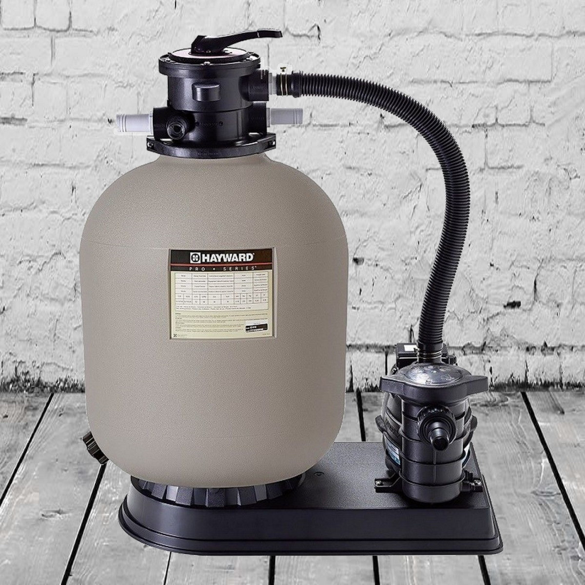 Фільтраційна установка для басейну Hayward Pro Top S166T8103 (6 м3/год, D400)  ⁇  Фільтр для басейну