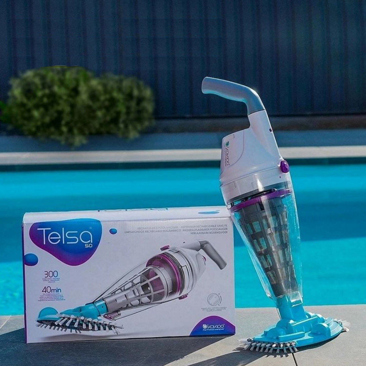 Ручний пилосос для басейну Kokido Telsa 50 з вбудованим акумулятором