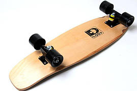 Дерев'яний пенніборд Canada. Чорні матові колеса.