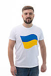 Чоловіча патріотична футболка з прапором України, фото 6