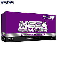 Амінокислоти БЦАА Scitec Nutrition MEGA BCAA 1400 120 caps