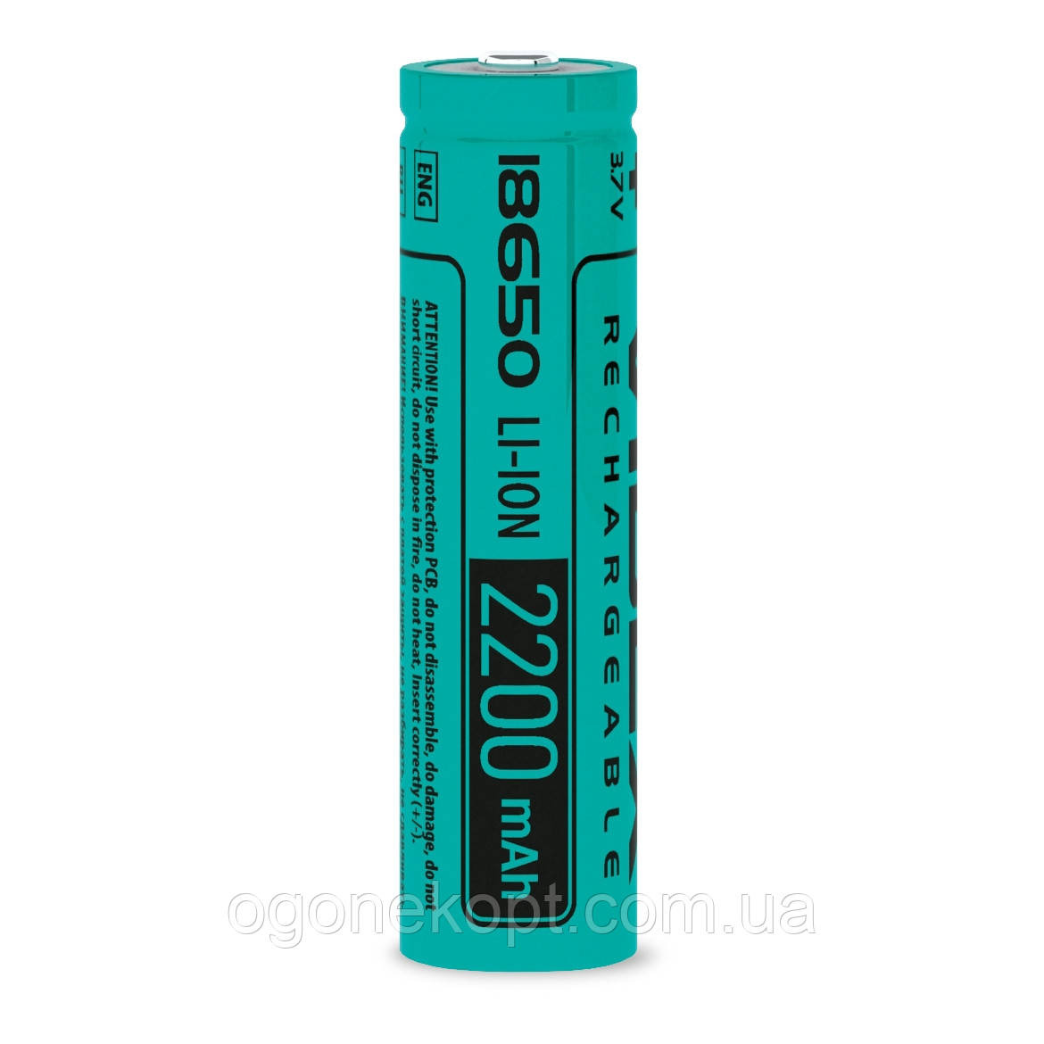 Акумулятори літій-іонний Videx18650 без захисту Li-Ion 2200 mAh 3.7V