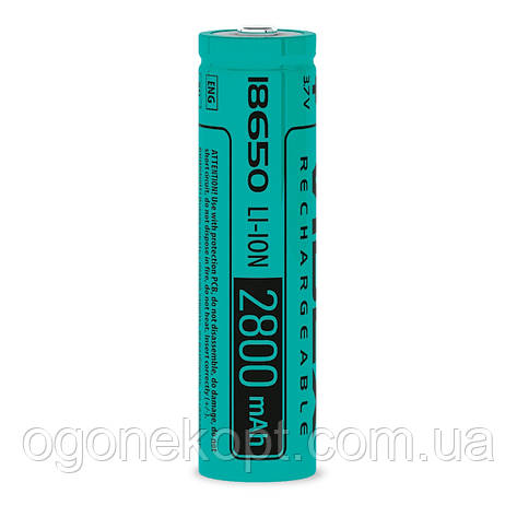 Акумулятор літій-іонний Videx18650 без захисту Li-Ion 2800mAh 3.7V, фото 1