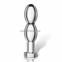 Металеве дилдо 2-в-1 Mystim O (h)-thello для електростимулятора