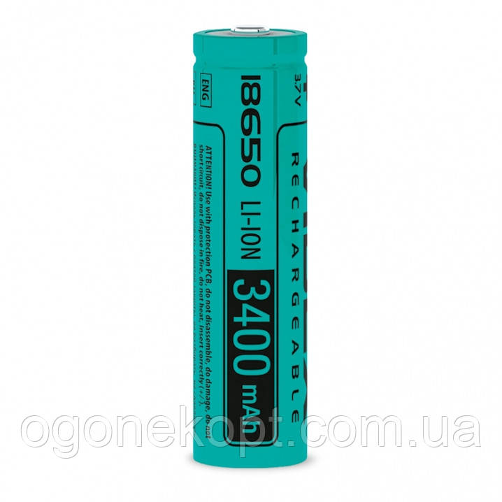 Акумулятори літій-іонний Videx18650 без захисту Li-Ion 3400mAh 3.7V