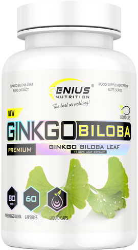 Гінкго білоба Genius Nutrition Ginkgo Biloba 60 caps