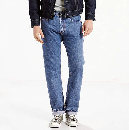 Джинси Levis 505 Medium Stonewash Блакитний, фото 2