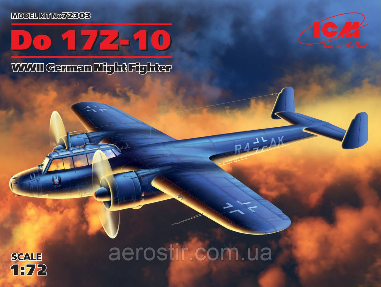 'Do 17z- 10' 1\72 ICM 72303