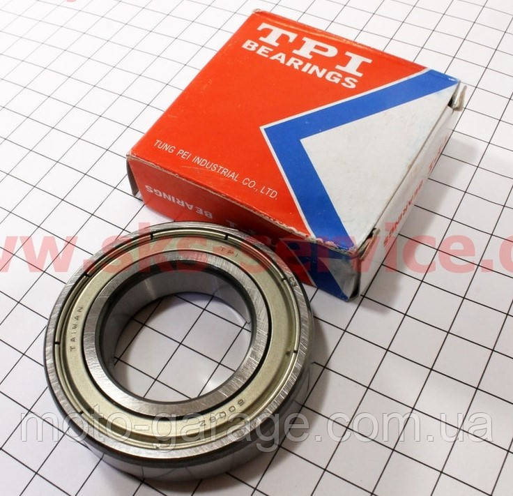 Подшипник коленвала 6006-ZZ (30x55x13) (Suzuki LETS) TPI