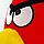 Мягкая игрушка Weber Toys Angry Birds Птица Ред большая 28см, фото 3
