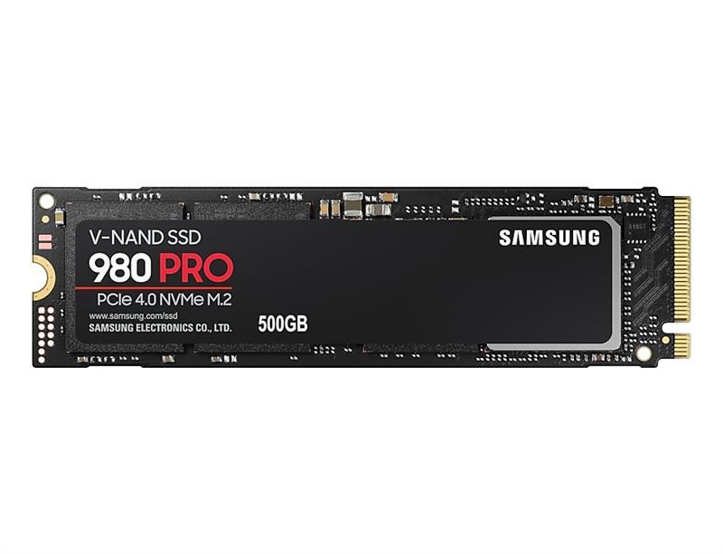 Накопичувач SSD 500 GB Samsung 980 PRO M.2 PCIe 4.0 x4 NVMe V-NAND MLC (MZ-V8P500BW)