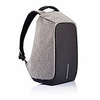 Рюкзак антивор серый для ноутбука