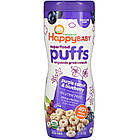 Happy Family Organics, кільця з суперфудами, органічний злаковий снек, фіолетова морква й лохина, 60 г (2,1 унції)