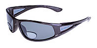 Окуляри біфокальні поляризаційні BluWater Bifocal-3 (+1.5) Polarized (gray) (чорна біфокальна лінза з діоптріями)