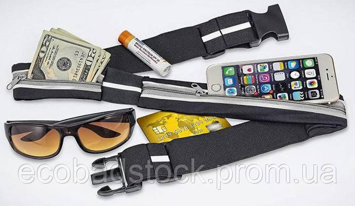 Спортивная сумка на пояс для бега Go Runner's Pocket Belt спортивный ...