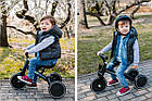 Біговел велосипед дитячий від 2 років з педалями / Каталка велобіг для дітей триколісний Kidwell 3в1 PICO Black, фото 10