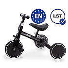 Біговел велосипед дитячий від 2 років з педалями / Каталка велобіг для дітей триколісний Kidwell 3в1 PICO Black, фото 6