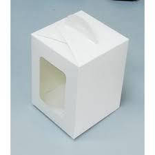 Коробка для Пасхи з вікном маленька 14*14*18 см (3 шт)