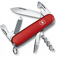 Швейцарський складаний ніж Victorinox Sportsman, 13 функцій, 84 мм Червоний (0.3803.B1)