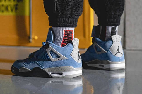 Кроссовки Nike Air Jordan 4 Retro University Blue - CT8527