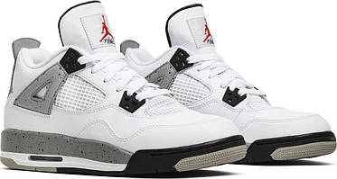 Кросівки Nike Air Jordan 4 Retro White Cement - 840606-192, фото 4