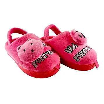 Дитячі  кімнатні теплі тапочки CoolStyle яскраво-рожеві