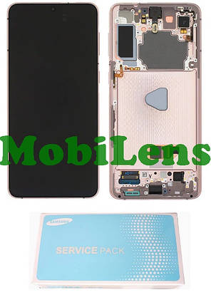Samsung G996, Galaxy S21 Plus 5G Дисплей + тачскрин (модуль) * у фіолетовій рамці Original (AMOLED) *Service, фото 1