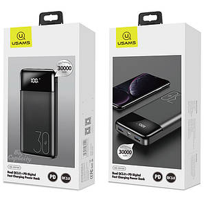 Повербанк 30 000 мАч Power bank Usams US-CD103 PB38 QC3.0+PD 30 000 mAh.