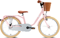 Дитячий Велосипед 2-х Колісний 18'' від 5-ти років (Зростання 115 - 130 см) PUKY STEEL Classic Retro 18 Сталевий Рожевий