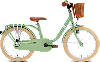 Дитячий Велосипед 2-х Колісний 18'' від 5-ти років (Зріст 115 - 130 см) PUKY STEEL Classic Retro 18 Сталевий Салатовий