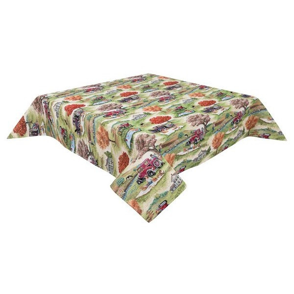 Гобеленова скатертина на стіл LiMaSo Пікнік EDEN1183, фото 1
