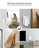 Підсилювач Вай Фая WiFi репітер Розширювач діапазону WiFi JOOWIN 2,4 ГГц та 5,8 ГГц, фото 9