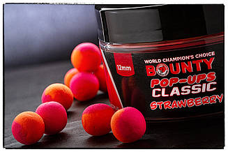 Плаваючі бойли поп-ап BOUNTY CLASSIC STRAWBERRY 8 мм