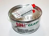 Шпатлевка со стекловолокном 1.5кг Glass (зеленая) (OM-dp)