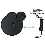 Анальна пробка із вібрацією силіконова чорна Довжина 11см Діаметр 3,3см, фото 5