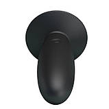 Анальна пробка із вібрацією силіконова чорна Довжина 11см Діаметр 3,3см, фото 8