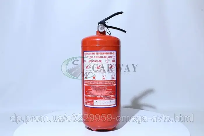 Огнетушитель порошковый с манометром (Запорожье) 5кг ОП-5 Украина (OM ...