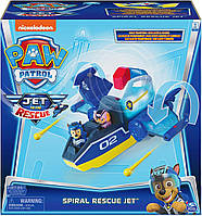 Щенячий патруль Чейз и реактивный самолет Paw Patrol, Jet to The Rescue Deluxe Transforming Spiral Rescue Jet