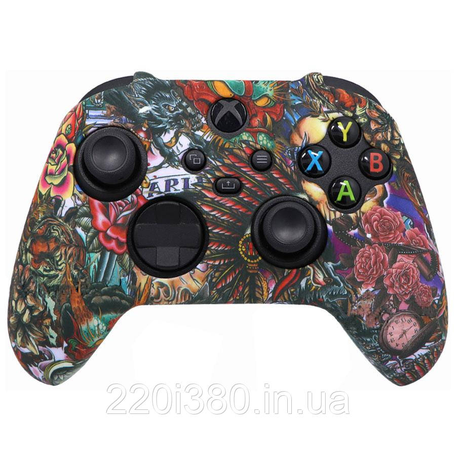 Силіконовий чохол для джойстика Xbox Series X/S (графіті DEVIL)