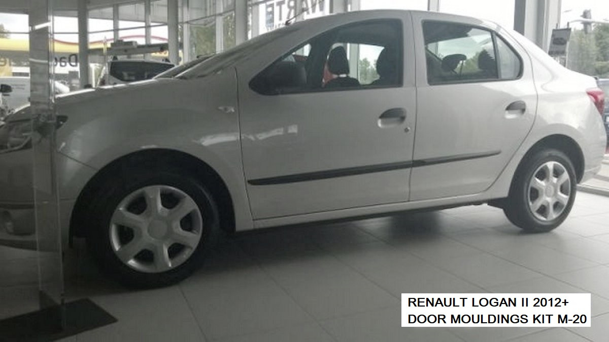 Молдинги на двери для Renault Dacia Logan II / Logan MCV II 2012-2020, фото 2