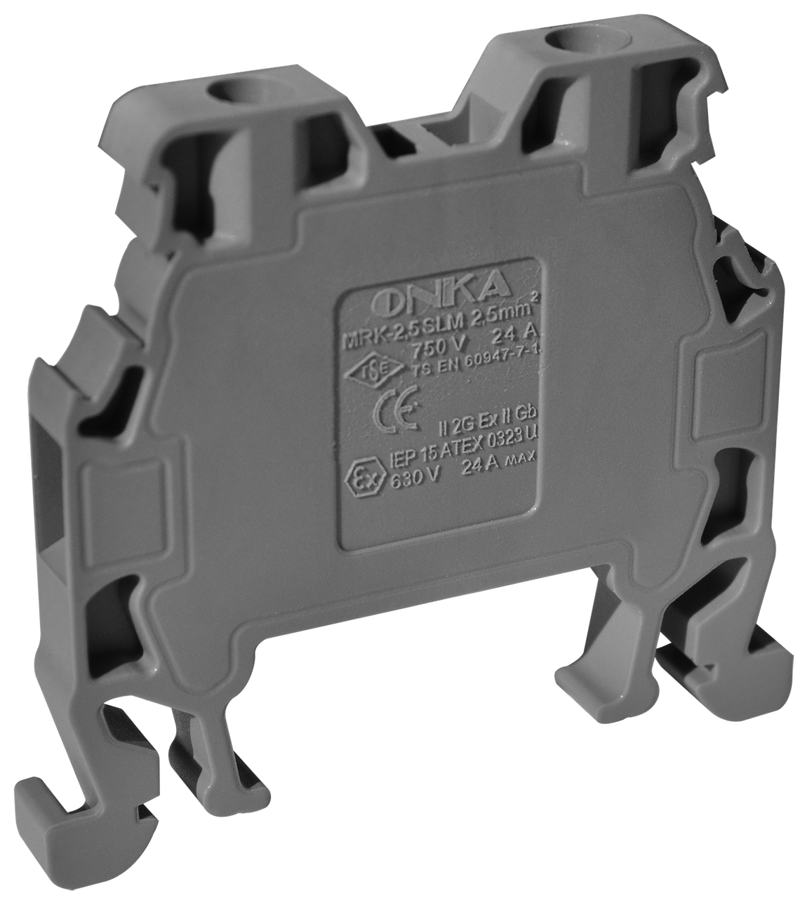Клемма проходная MRK на din-рейку 4 mm2 ONKA