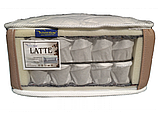 Ортопедичний матрац Latte Матролюкс 140х190 см двоспальний пружинний Pocket-Spring двосторонній Зима-Літо, фото 2