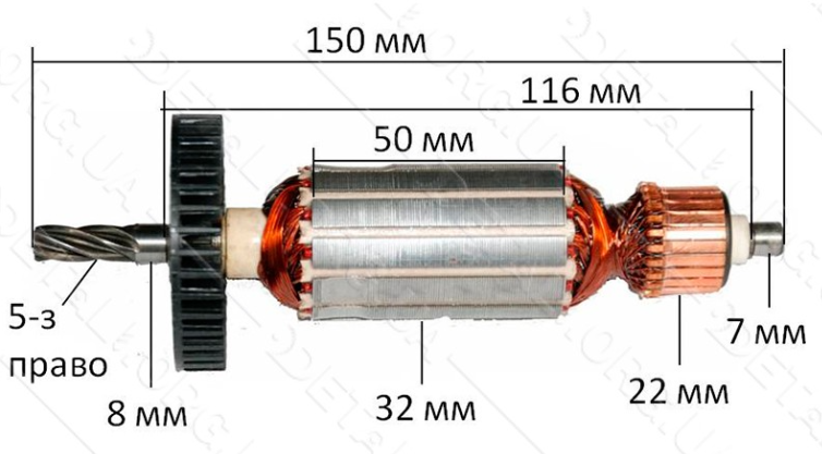 Якір дриля Makita HP2050