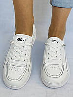 K.lasiya. Жіночі кеди-кросівки білі на платформі. Натуральна шкіра. Розмір 35 36 38 39, фото 4