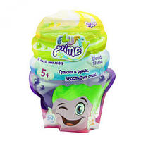 Слайм Danko Toys Fluffy Slime в банке зелёный укр 500 г FLS-02-01U