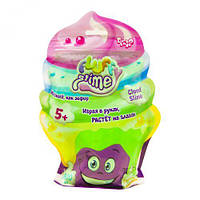 Слайм Danko Toys Fluffy Slime в банке зелёный рус 500 г FLS-02-01